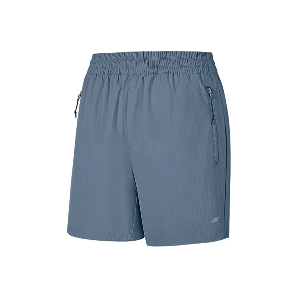 Skechers Повседневные шорты Женские Темно-синий Серый 027C