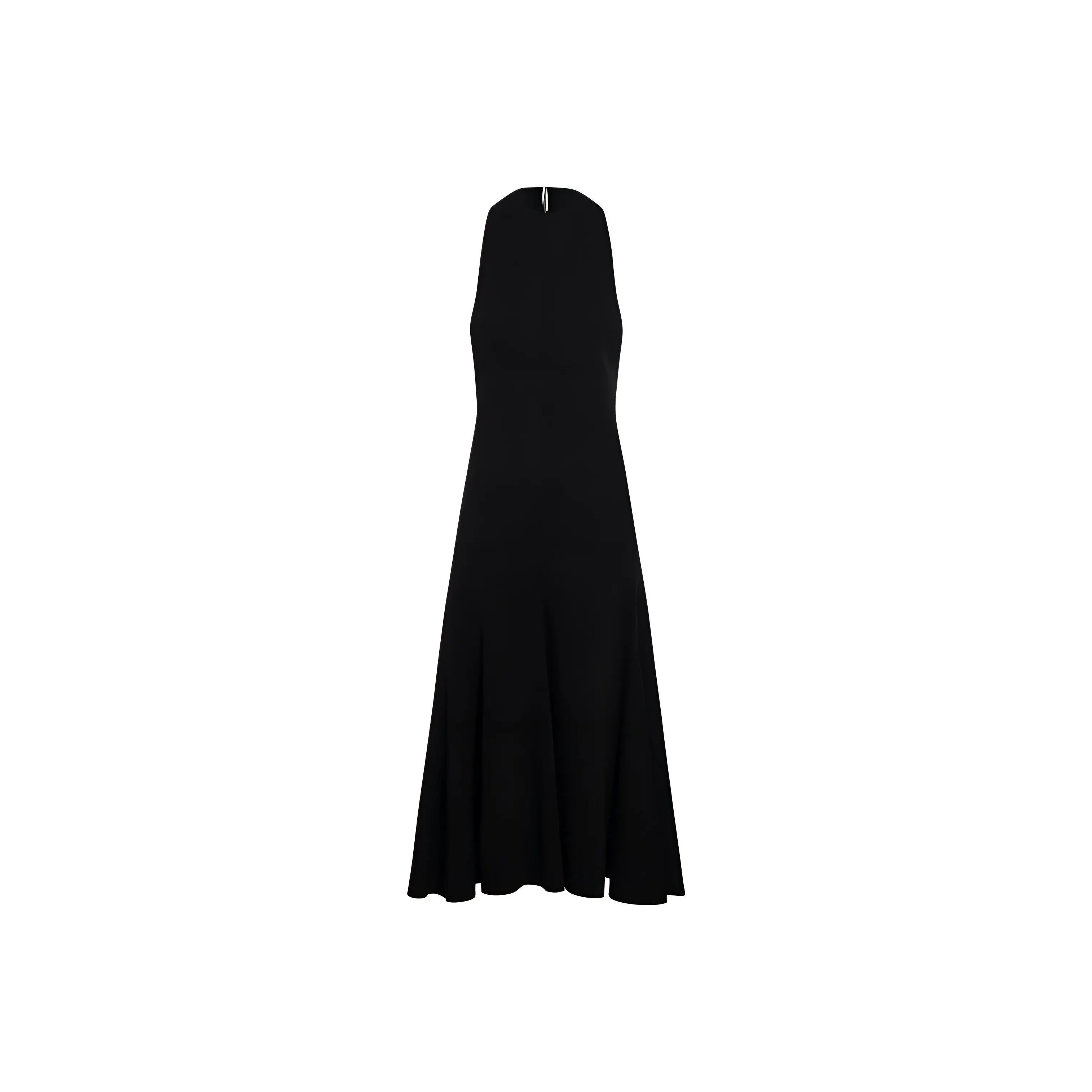 Jacquemus La Robe Favola Flared Halter Dress