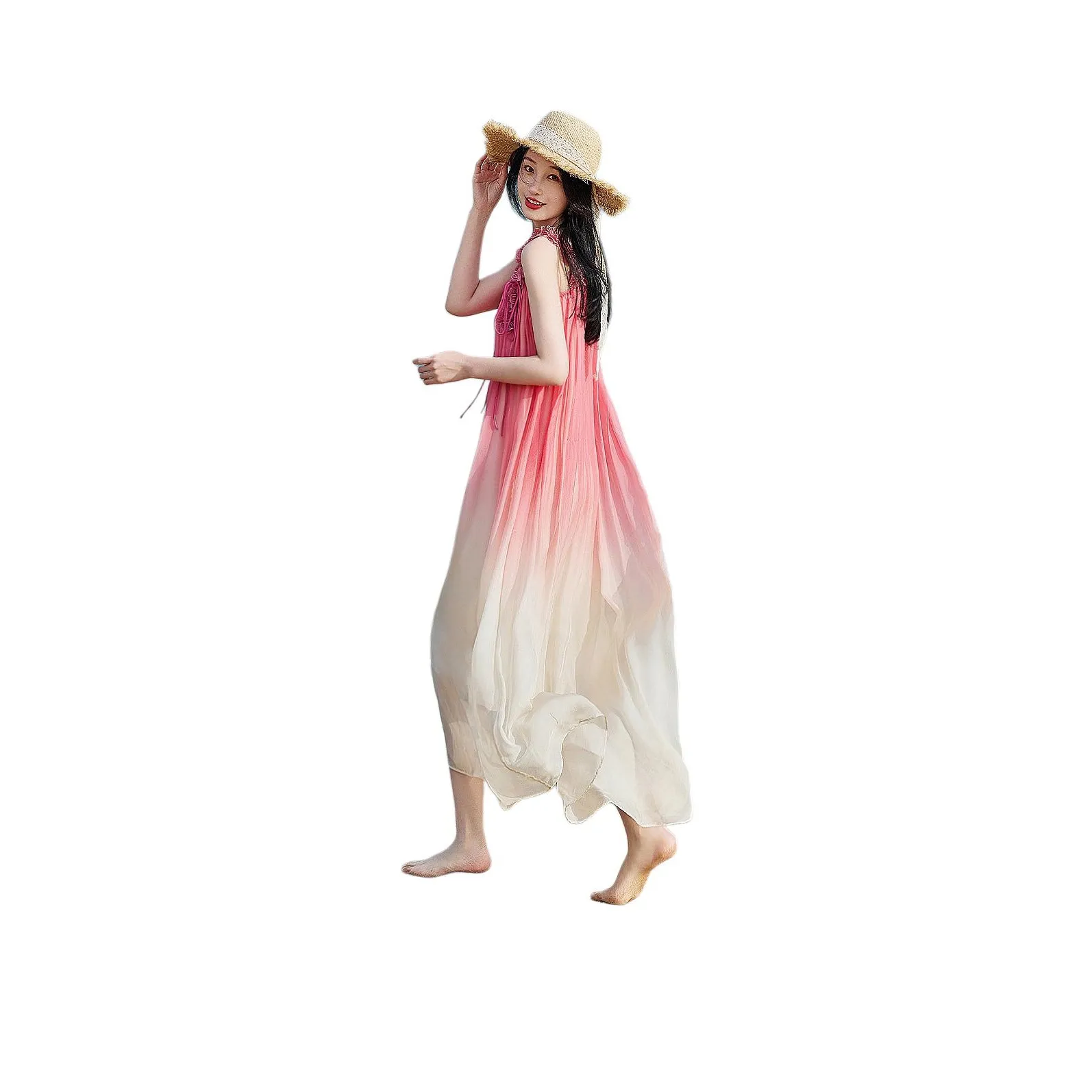 Dme Slip Dresses Women's Pink