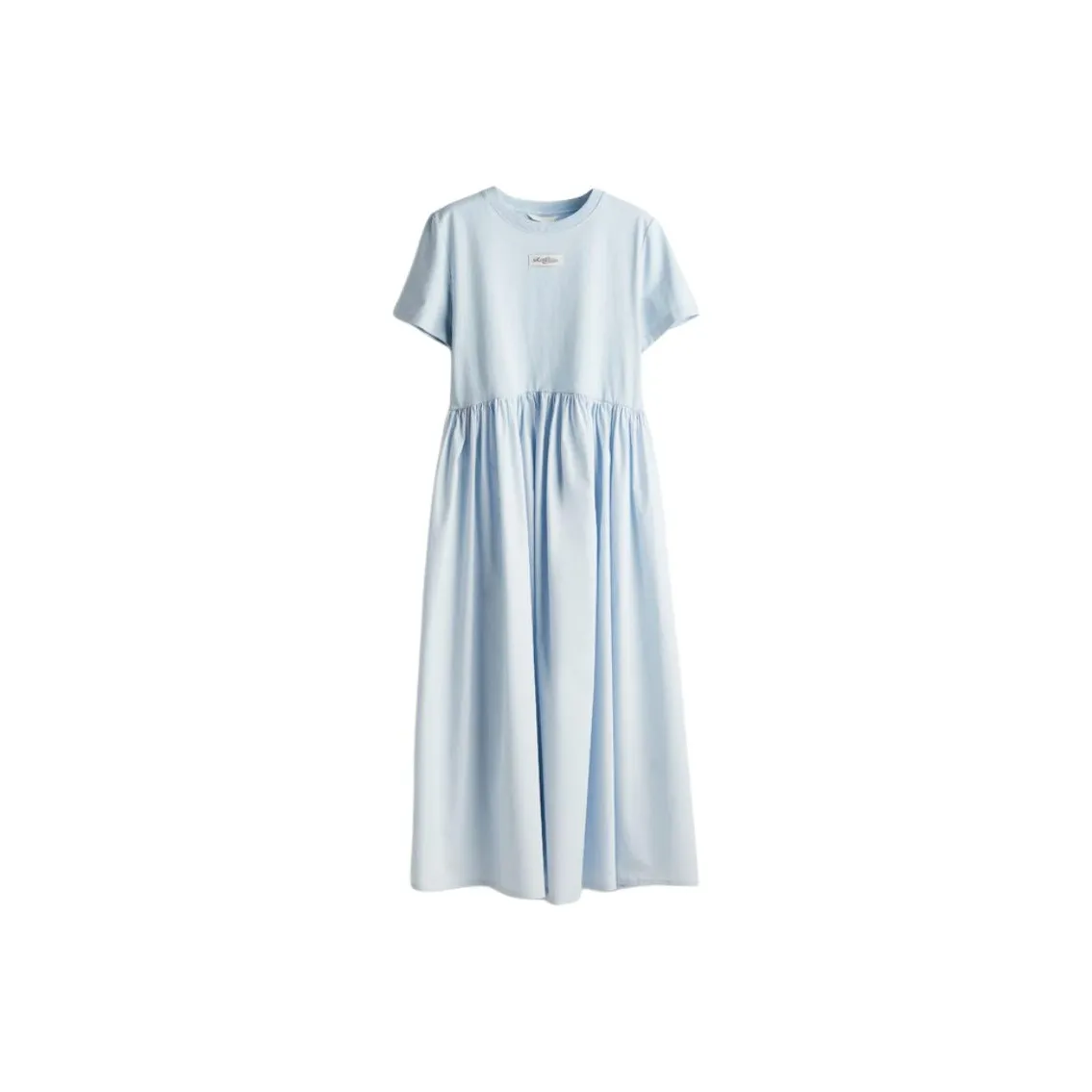 H&M Short Sleeved Dress Women's Light Blue