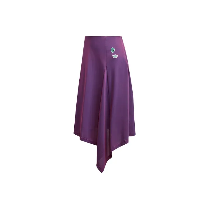 Adidas Originals Casual Long Skirts Women's Purple