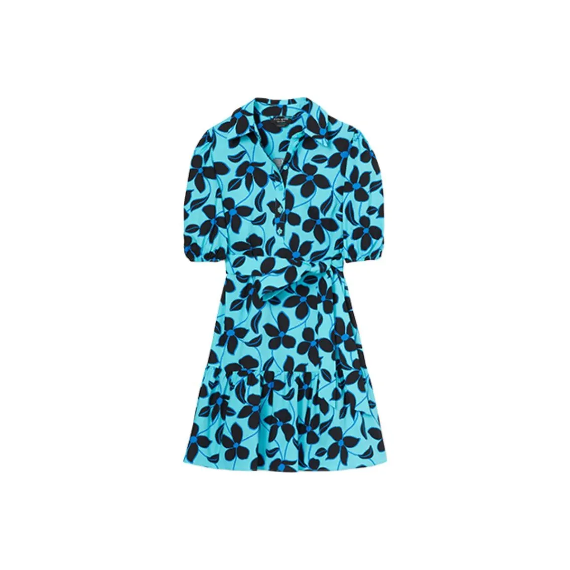 Kate Spade Floral Puff Sleeve Dress