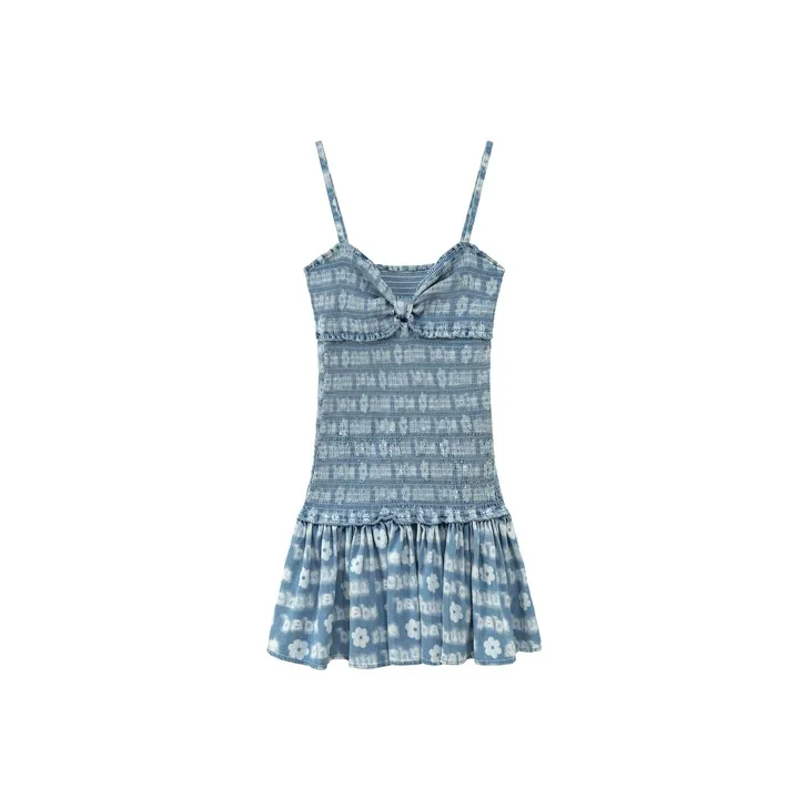 CHUU Slip Dress Women's Denim Blue