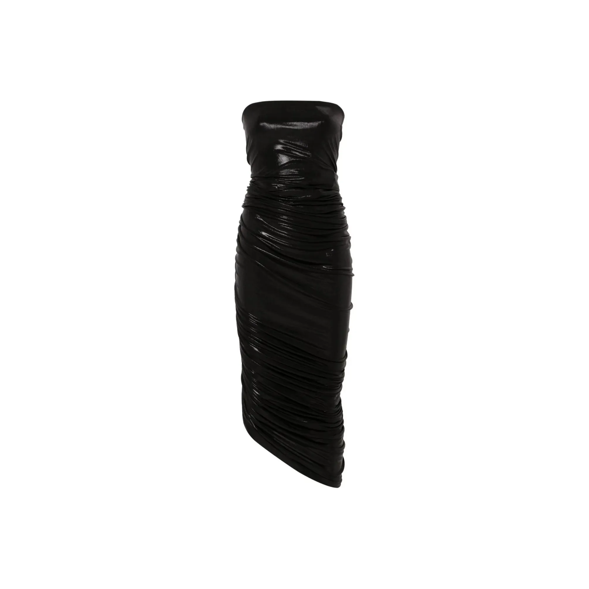 NORMA KAMALI Diana Shirred Midi Dress