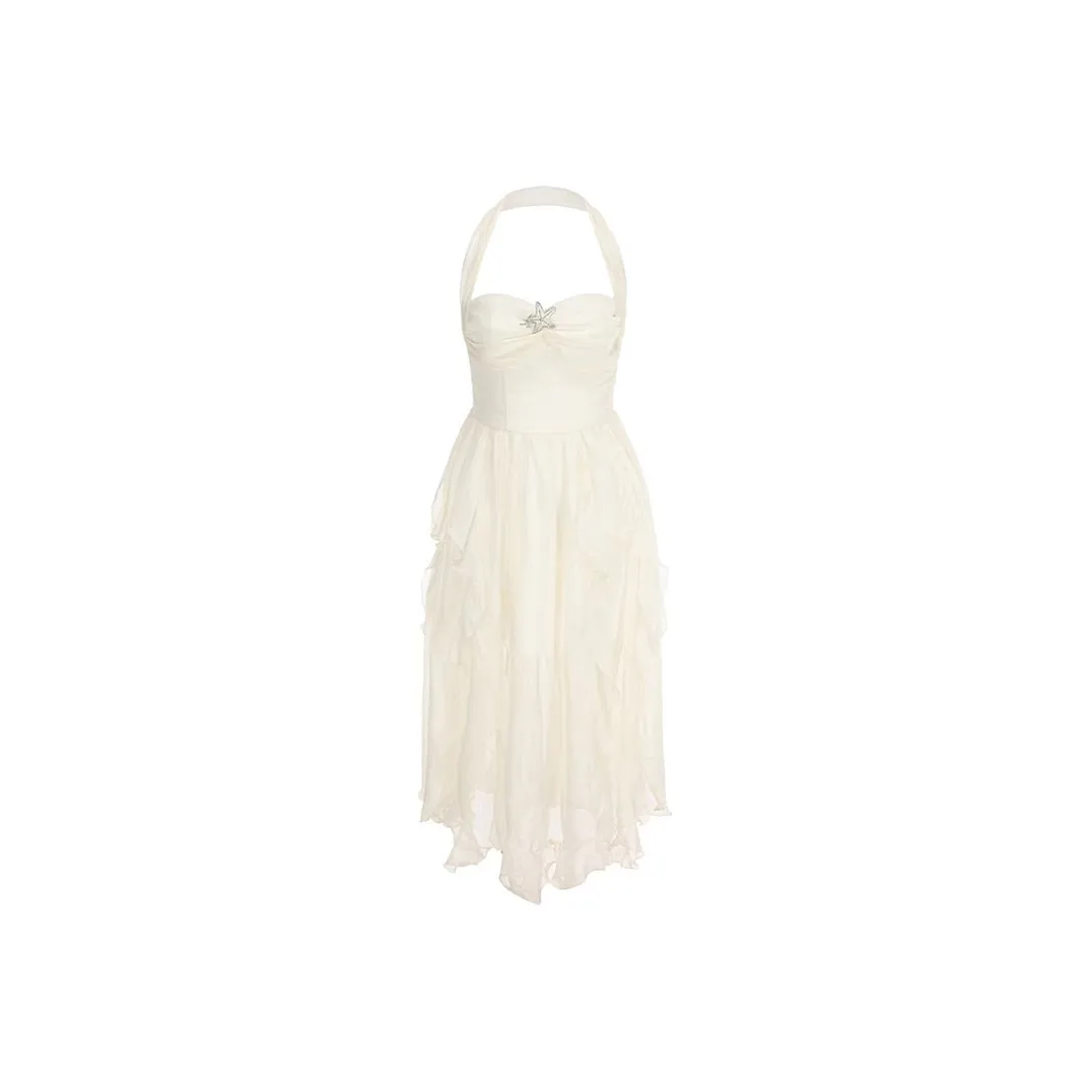 JOSR Sleeveless Dress Women's Ecru