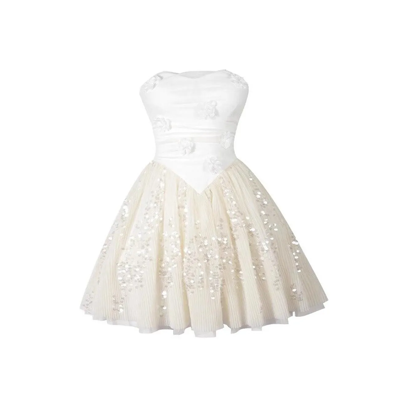 TASTILY Без рукавов Платье Женское Абрикосовое