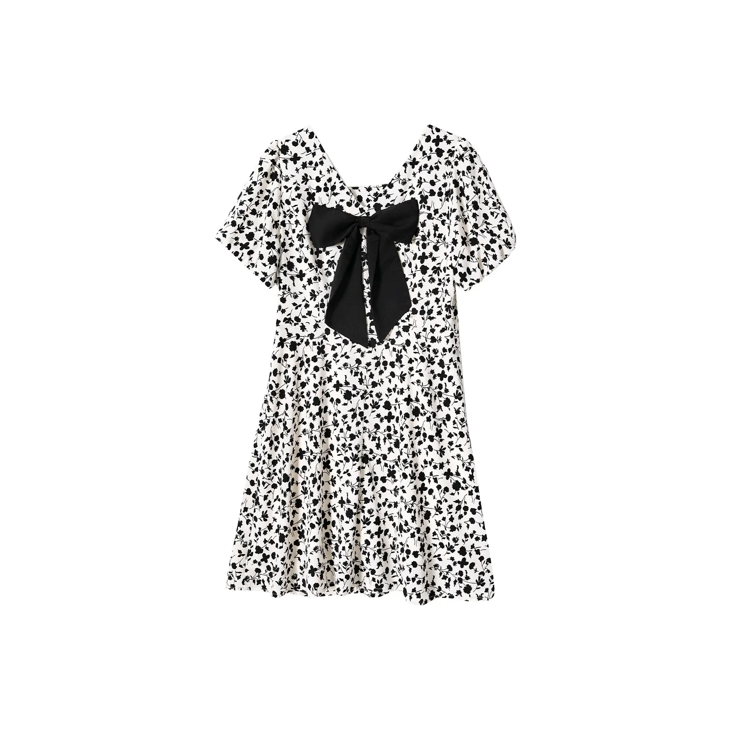 SMEN Summer Short Sleeved Dresses Women's Multicolor