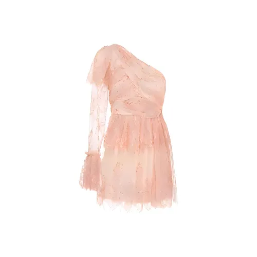 Alice McCall Розовые Женские Длинные Платья с Длинным Рукавом