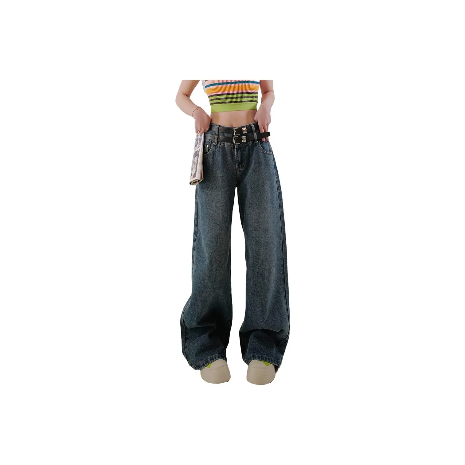 Seven Up And Nine Down Jeans Women's