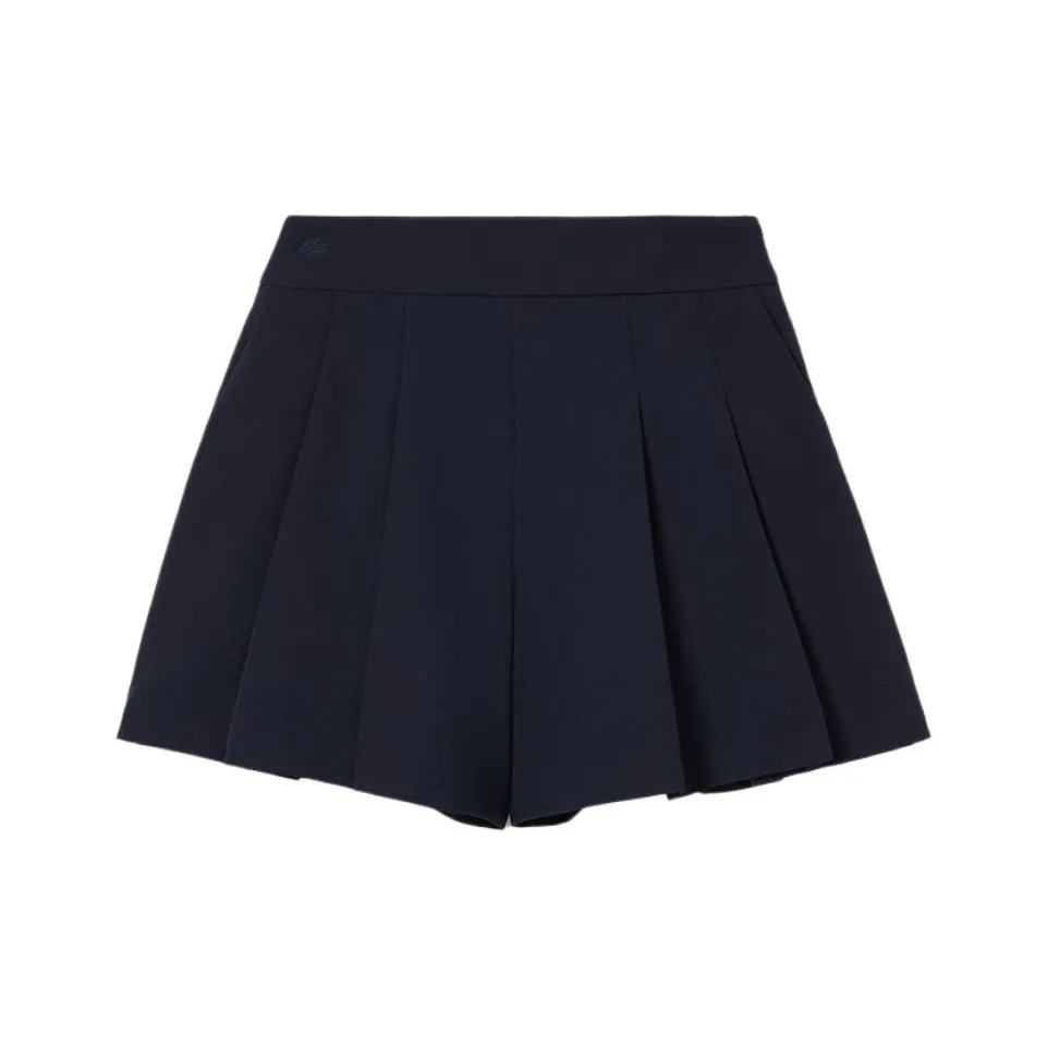 Шорты для повседневной носки сотрудничество LACOSTE женские темно-синие