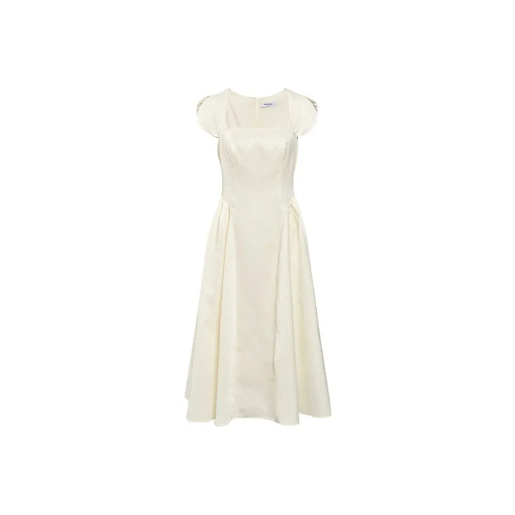 TAMMY TANGS SS24 Sleeveless Dress Women's Apricot