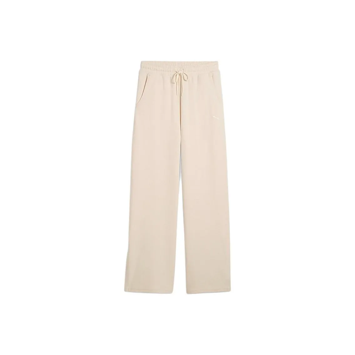 PUMA Вязаные спортивные брюки женские цвет экрю