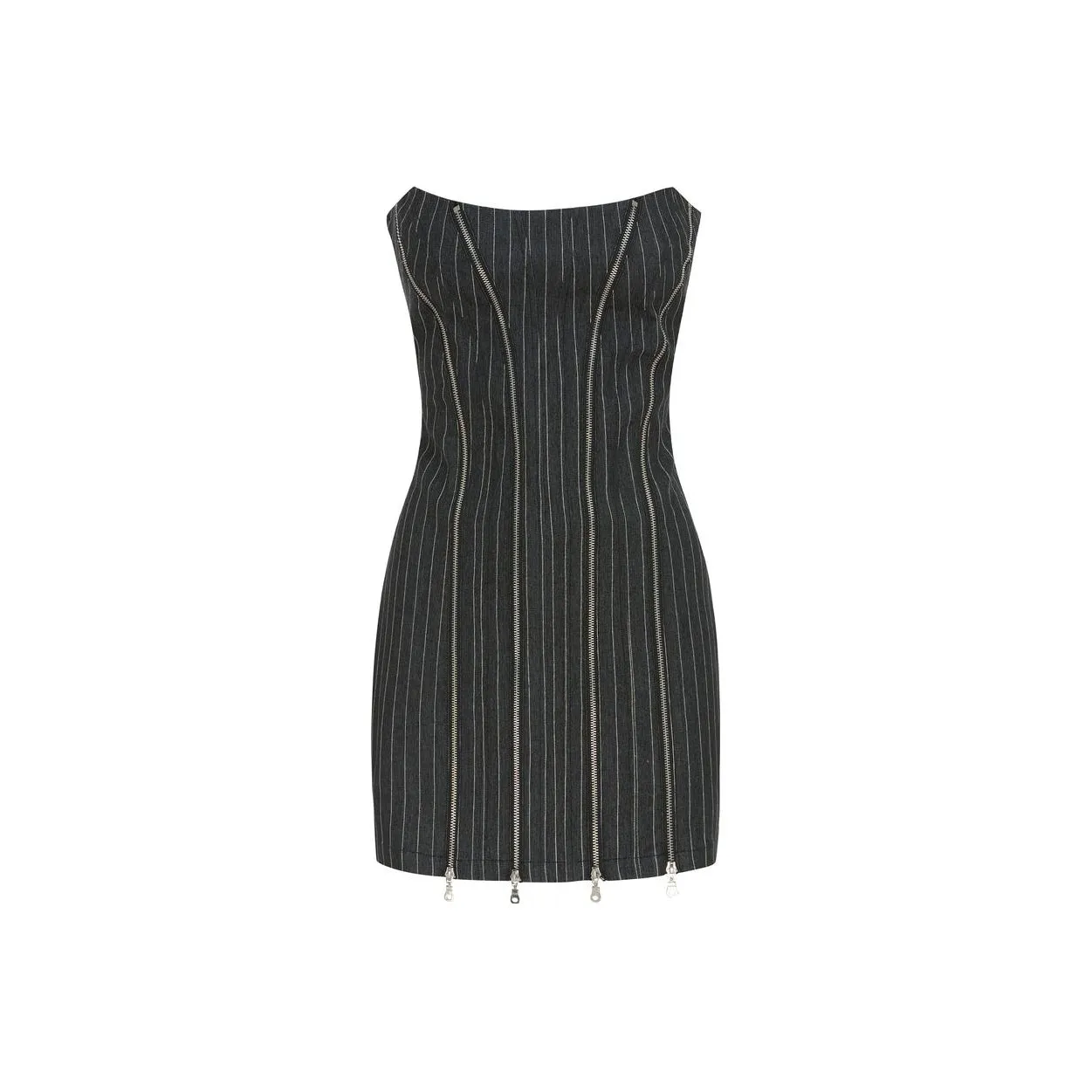 With Jean Sleeveless Dresses Women's Blue