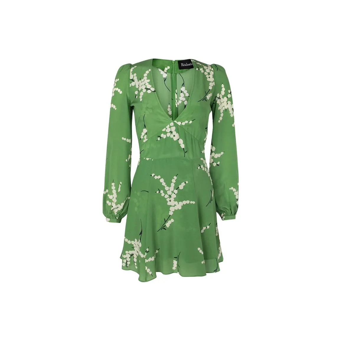 Réalisation Par Зеленые Женские Длинные Платья с Рукавами