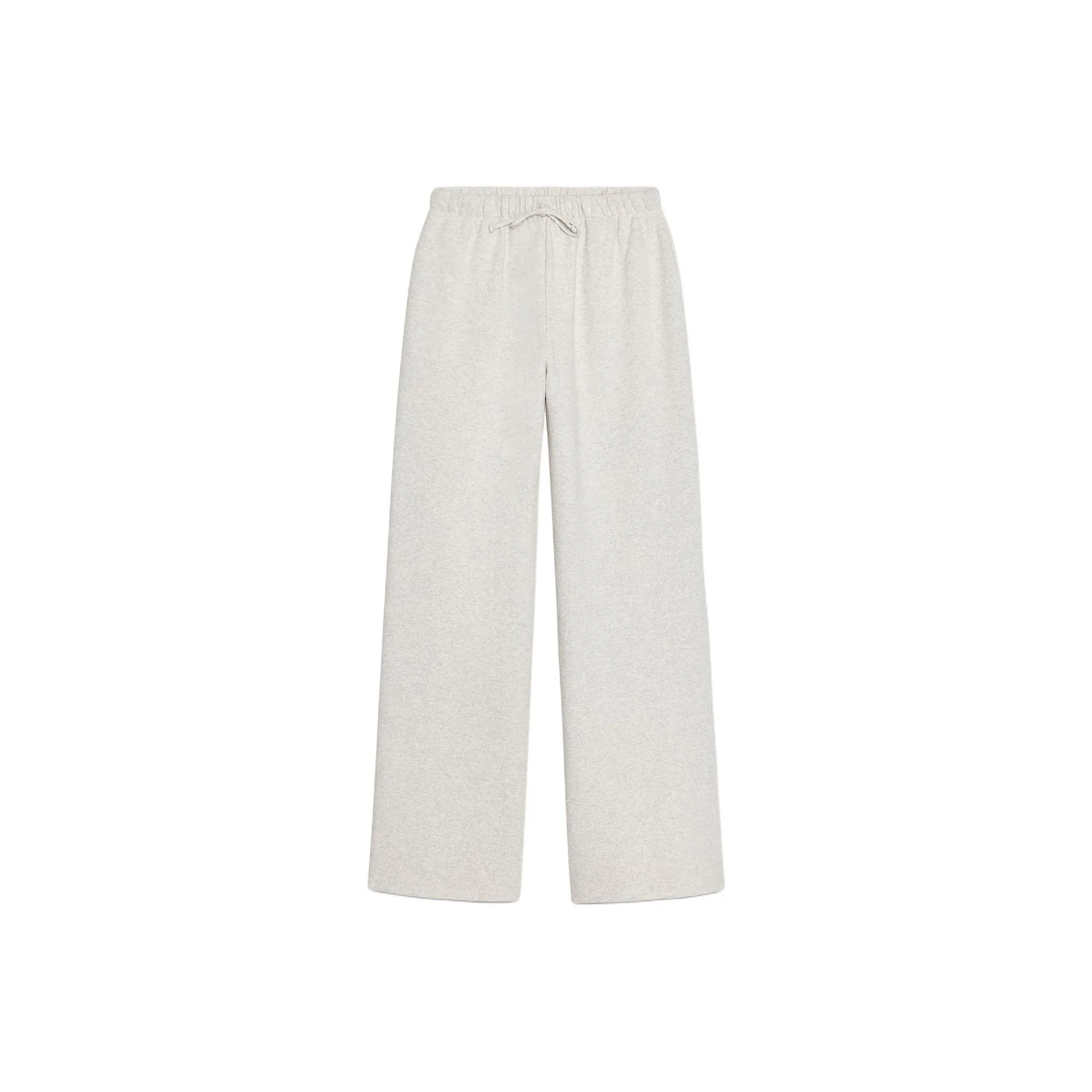 ZARA Knitted Sports Pants Women's Zebra Print Gray