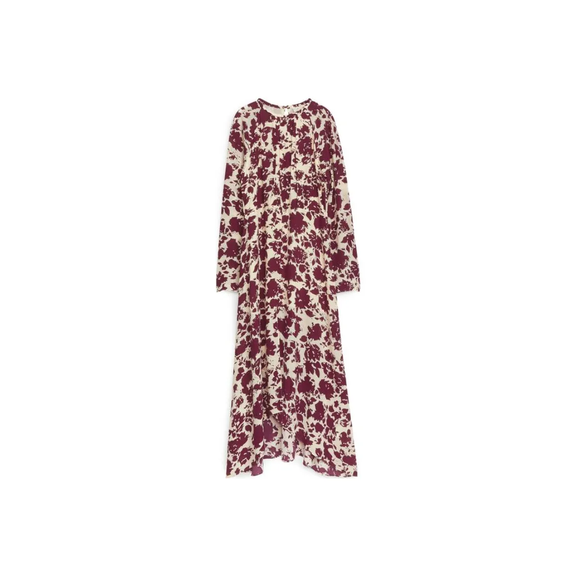 ARKET Long Sleeved Dresses Women's Ecru/Burgundy