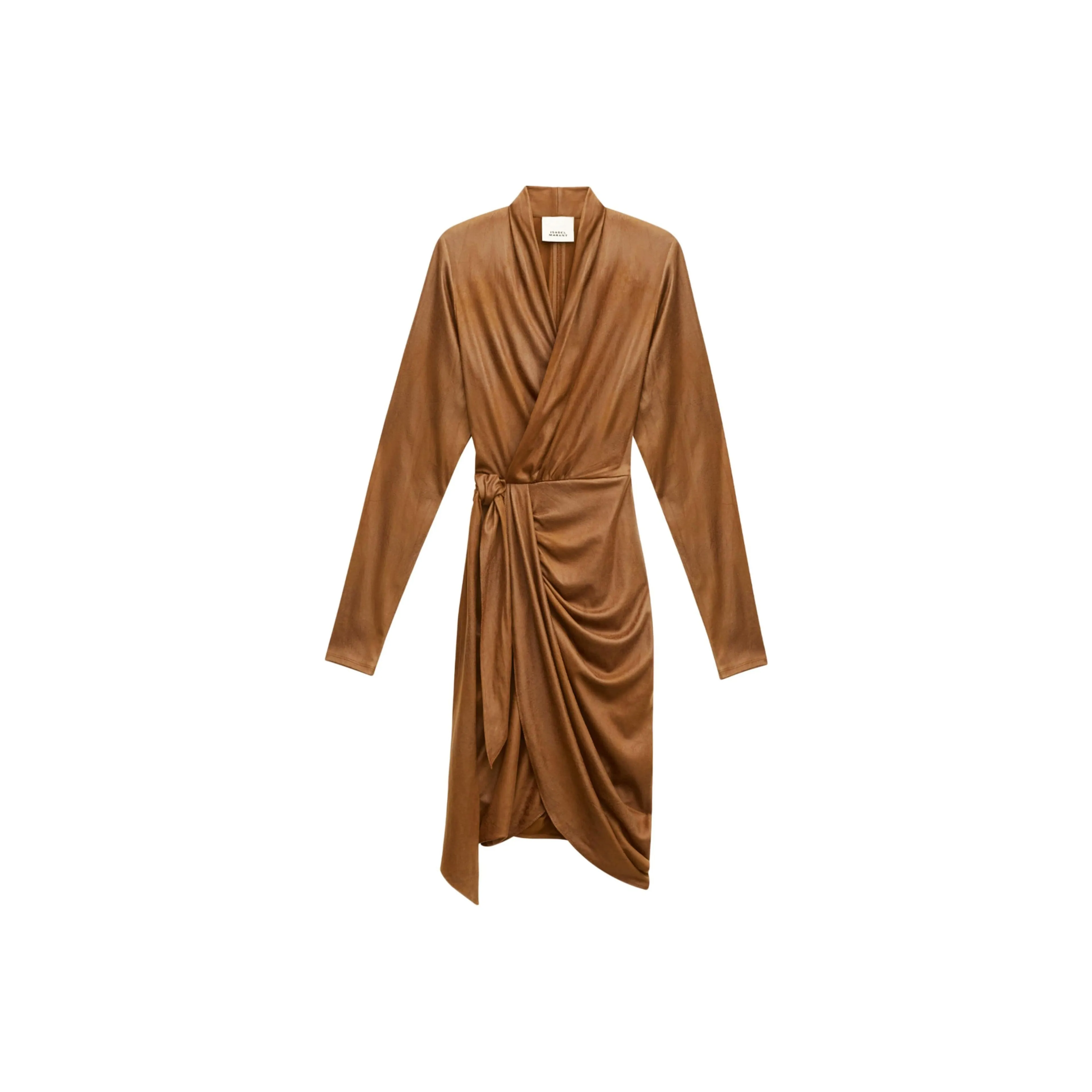 ISABEL MARANT Aleora V Neck Draped Midi Dress