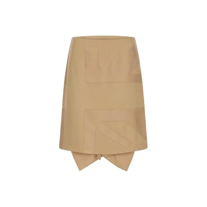 Платье-миди Burberry Женское CAMEL