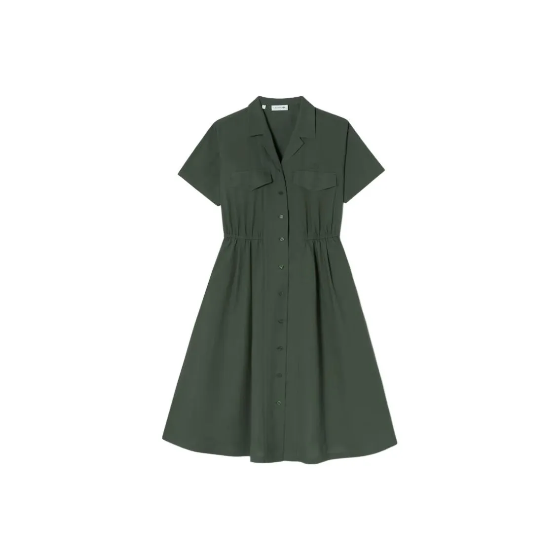 LACOSTE Short-Sleeved Dresses Women's Green