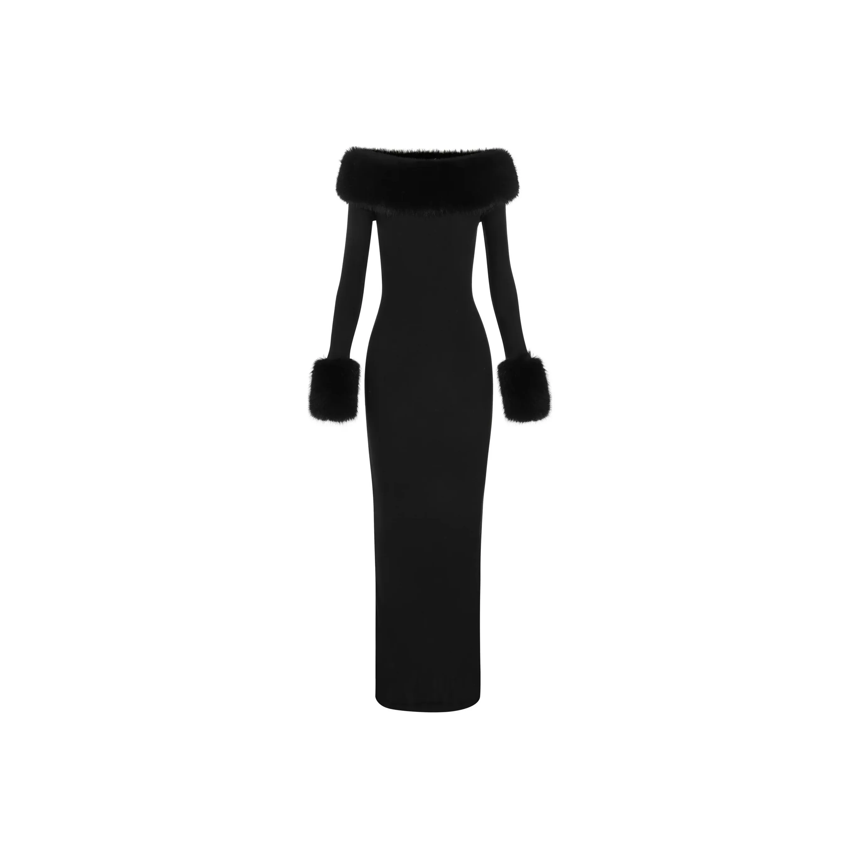 Selkie Collection FW24 Long Sleeved Dresses Women's Black