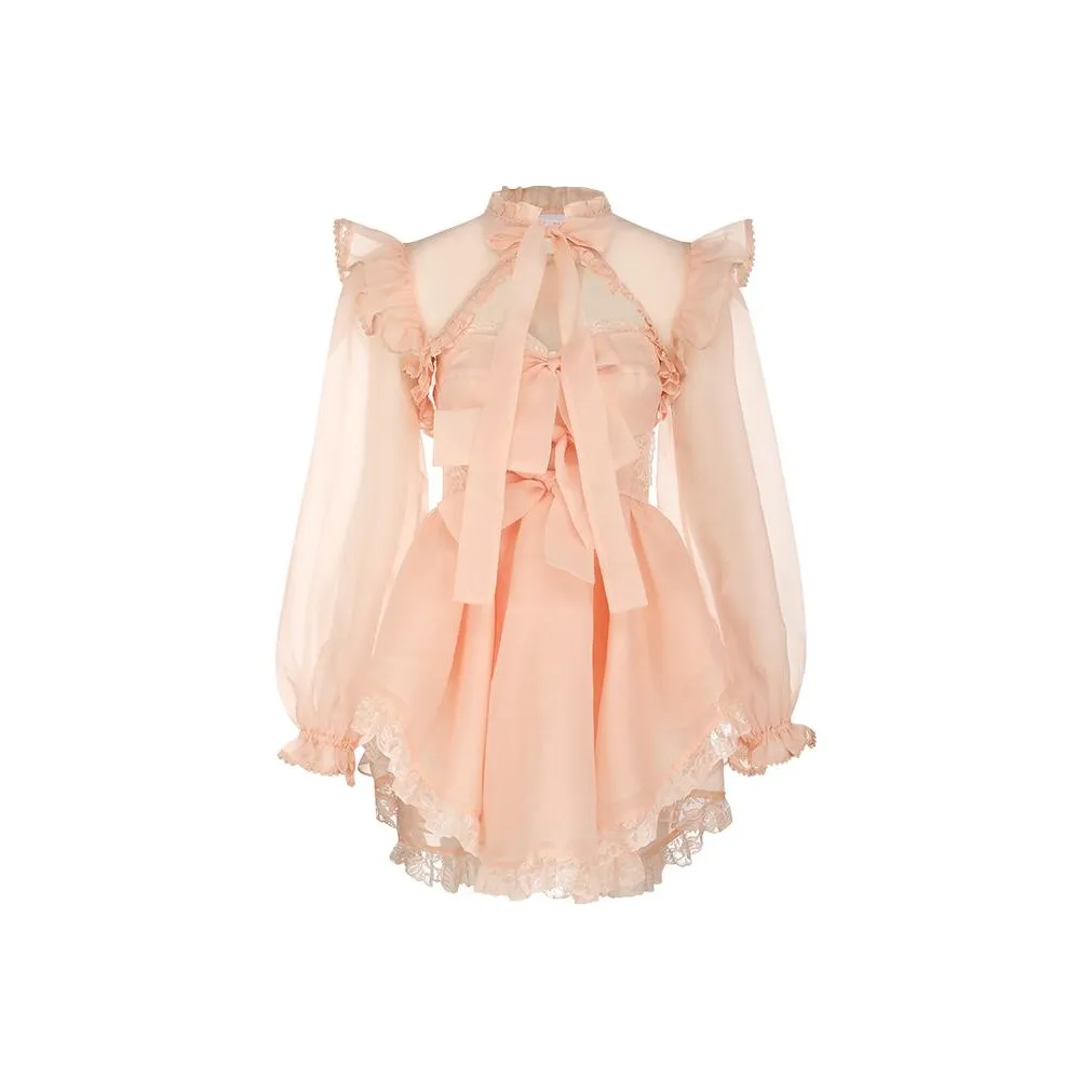 Selkie Коллекция Длинное Платье с Длинными Рукавами Женское