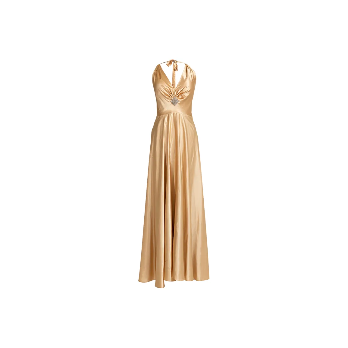 LIZZY Slip Dresses Women's Gold