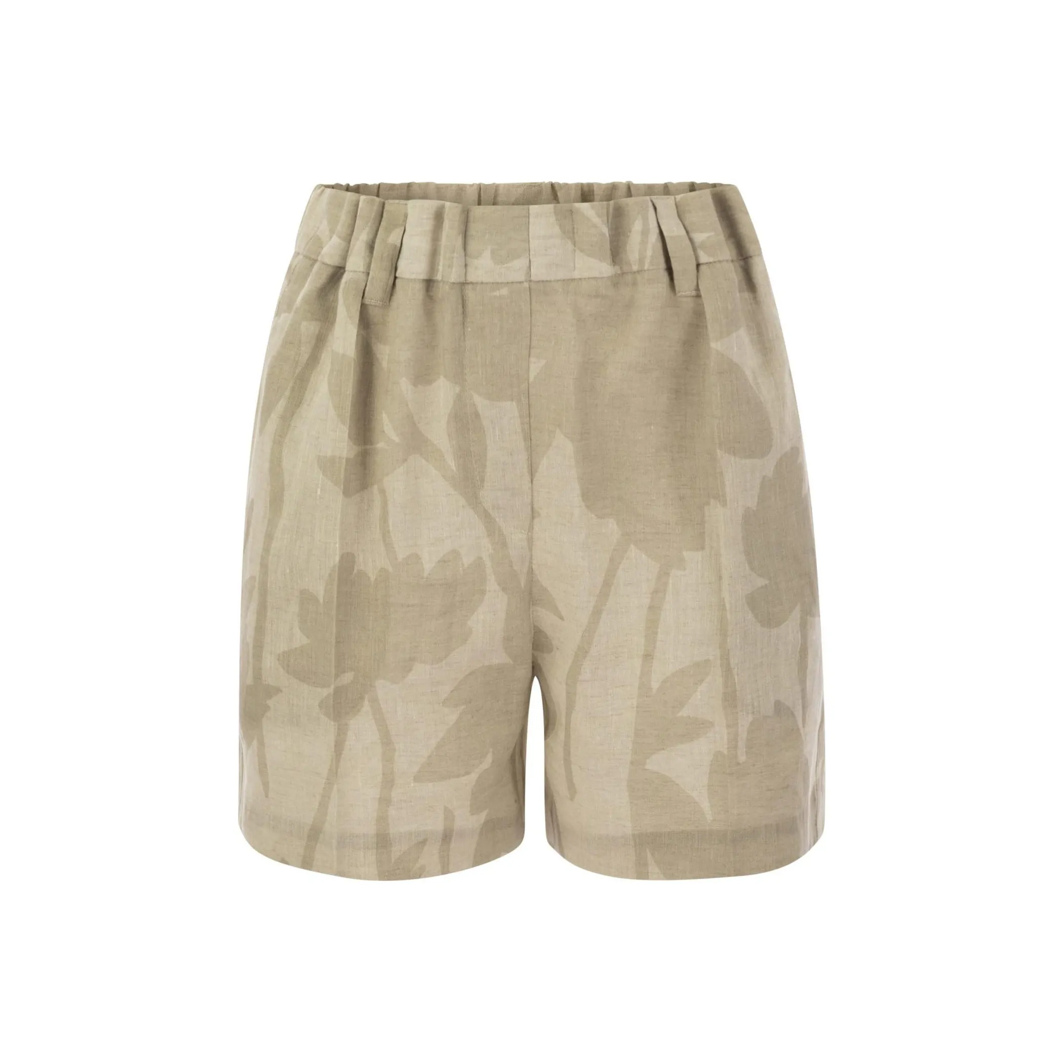 Brunello Cucinelli Floral Printed Bermuda Shorts