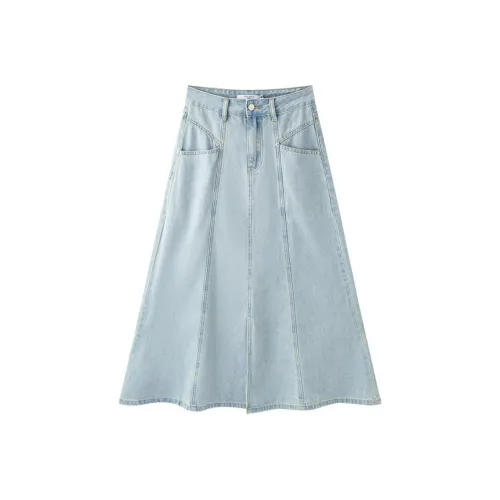 TKY SHOP Женские джинсовые длинные юбки