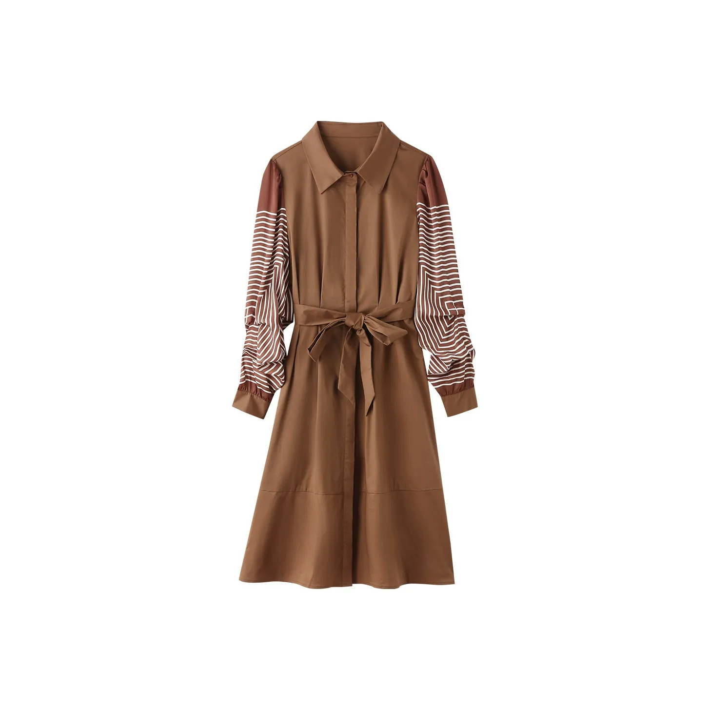 H YXIANG Шоколад Женские Длинные Платья с Рукавами