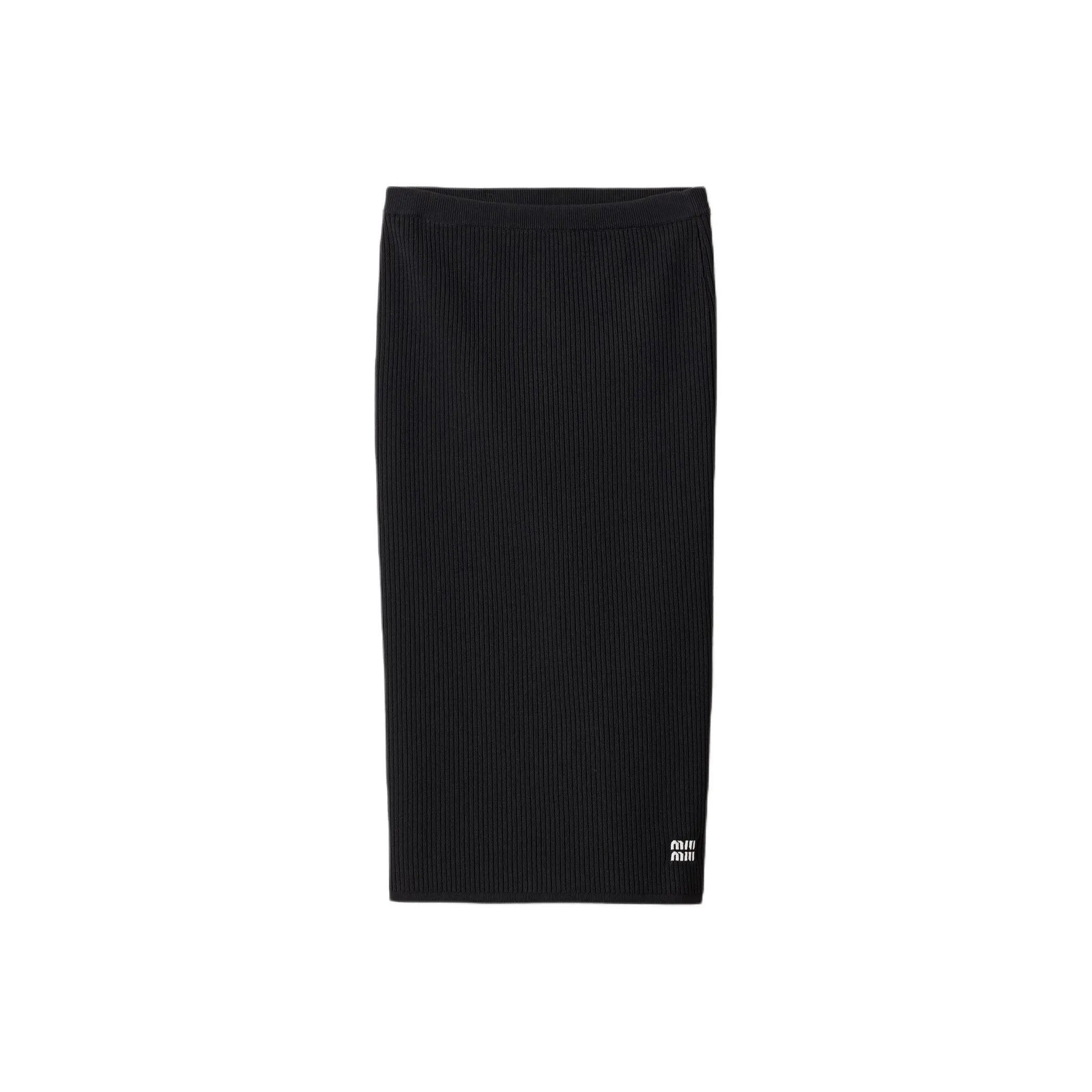 MIU MIU Viscose Skirt 'Black'