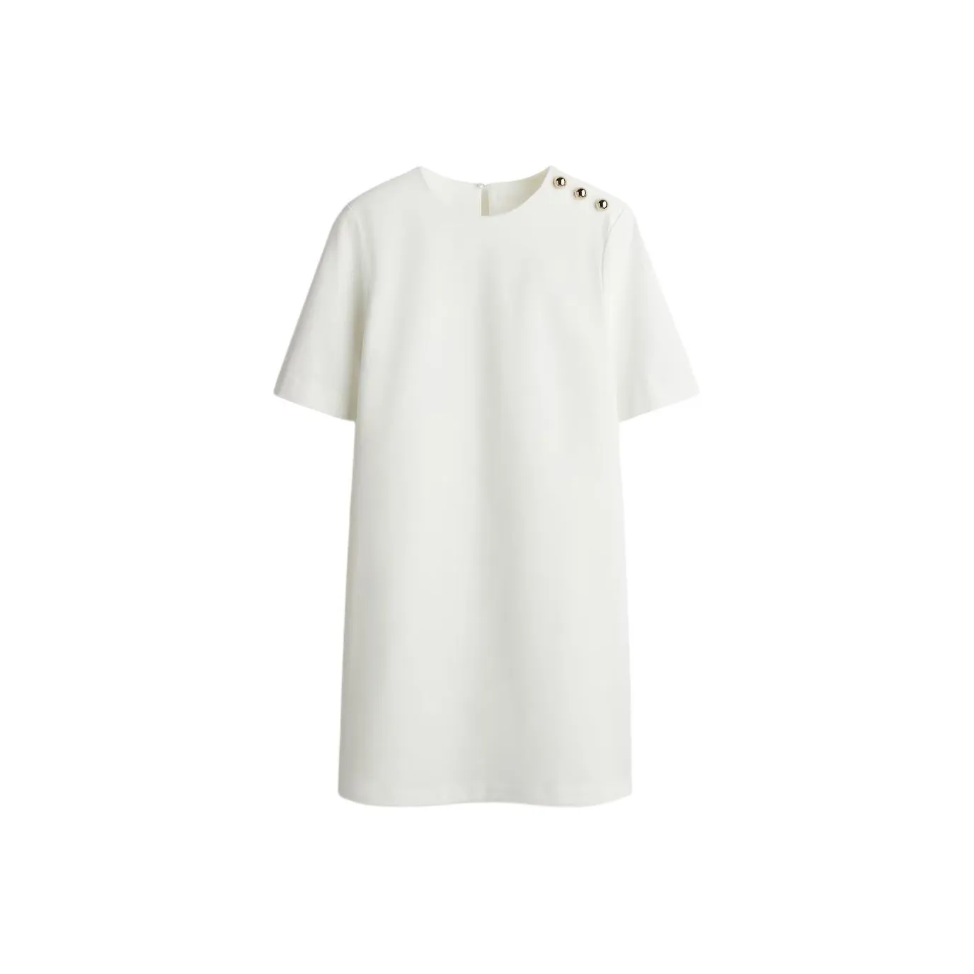 H&M Short Sleeved Dress Women's White