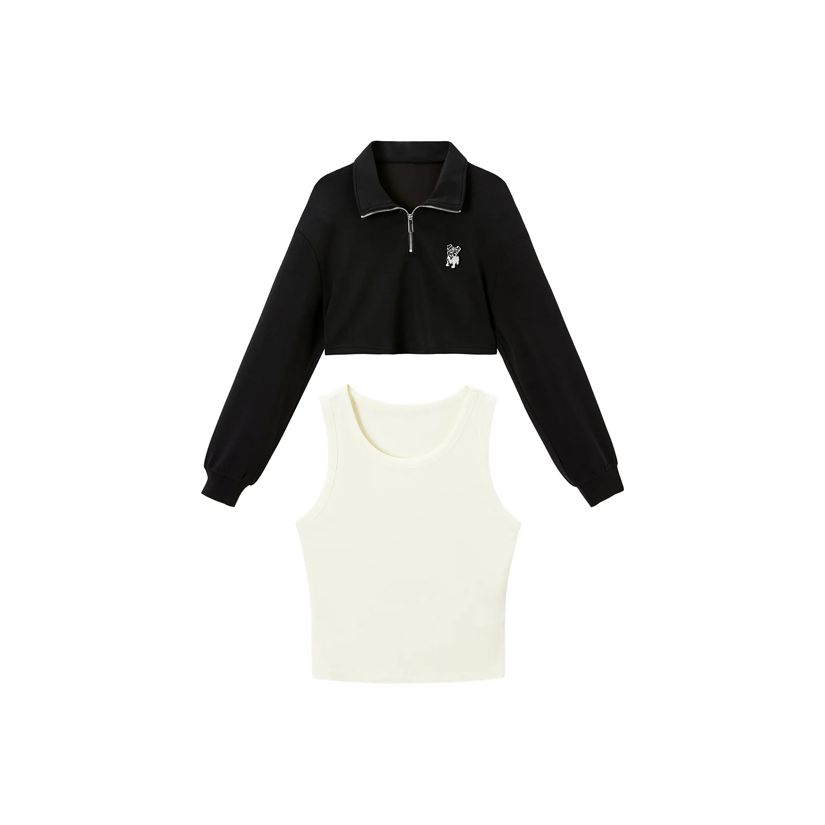 PEACEBIRD Повседневный костюм женский черный