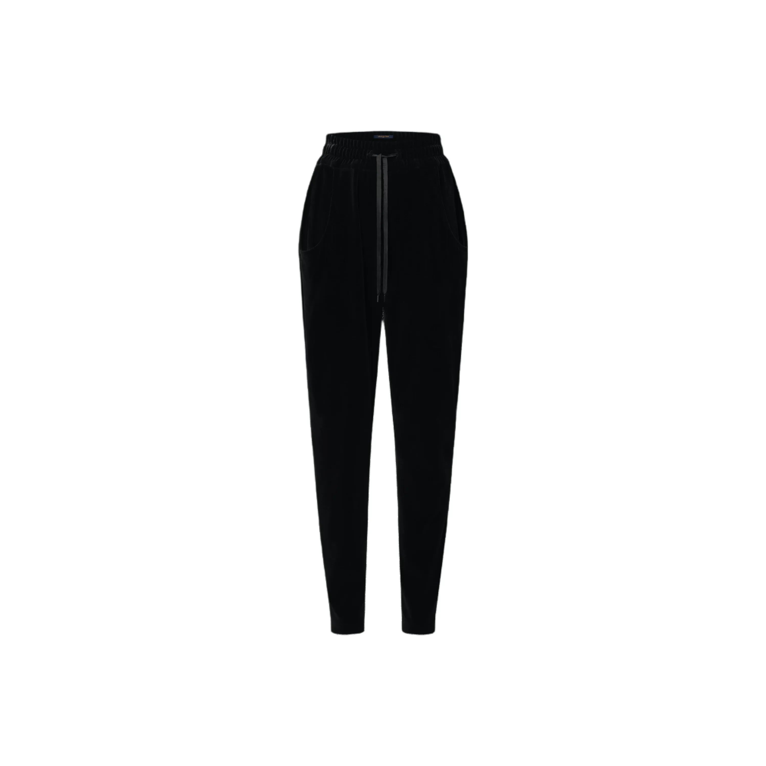 LOUIS VUITTON Knitted Sweatpants Women's Black