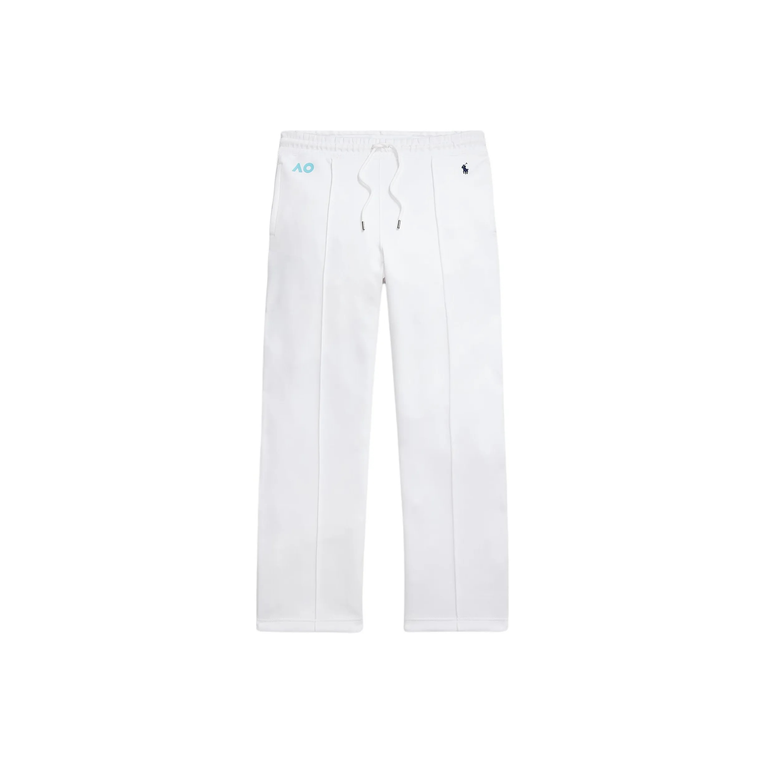 Polo Ralph Lauren 2025 Australia Open Memorial Capsule Collection SS25 Вязаные тренировочные брюки для женщин фарфорово-белый