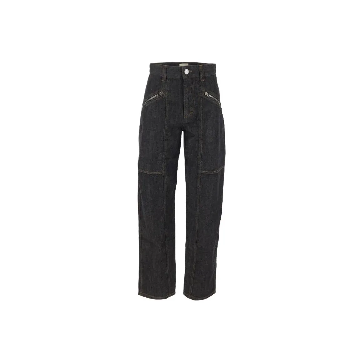 ISABEL MARANT High Waisted Wide Leg Jeans
