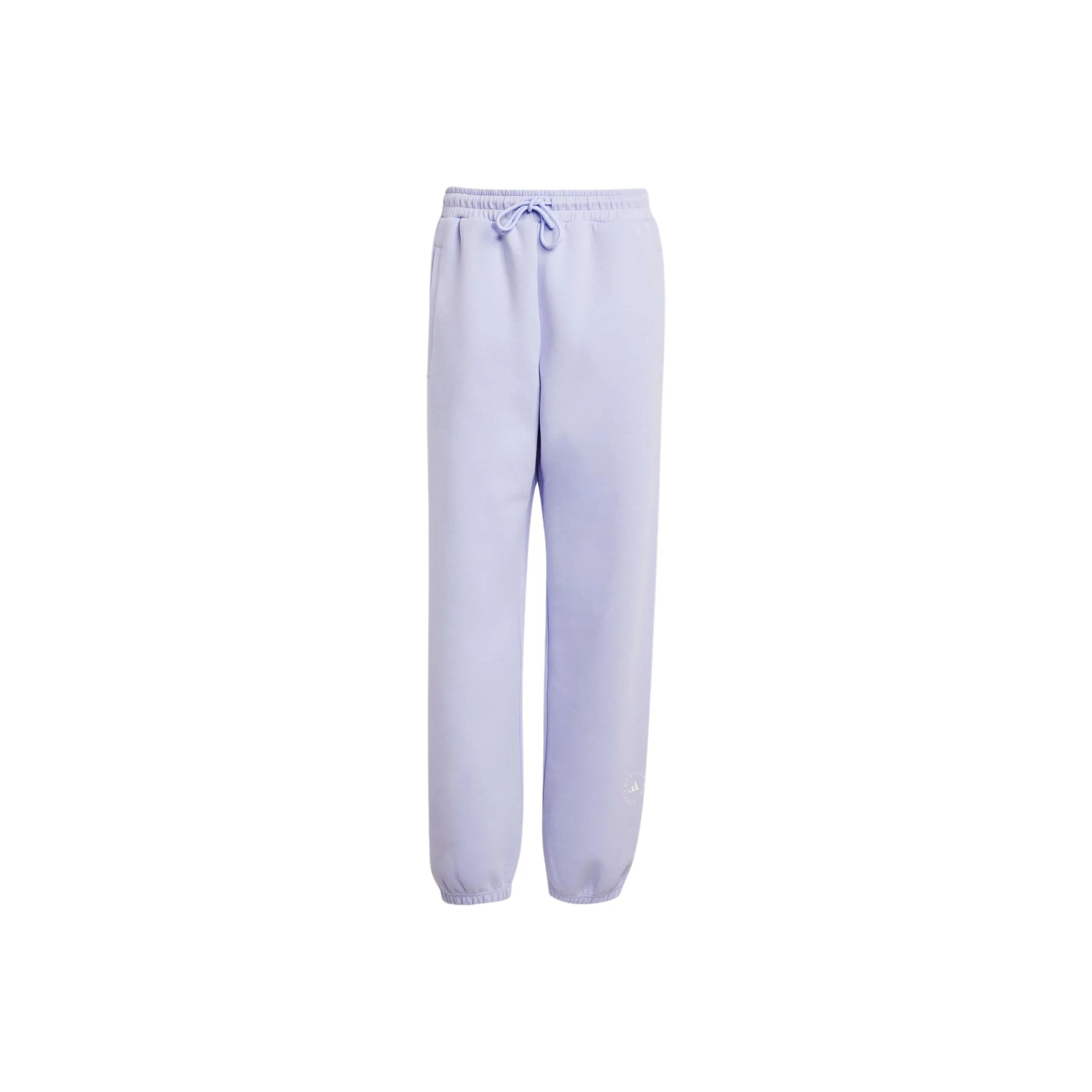 Adidas x Stella McCartney LOOSE SWEAT TRACKSUIT BOTTOMS Knitted Sports Pants Women's Light Purple