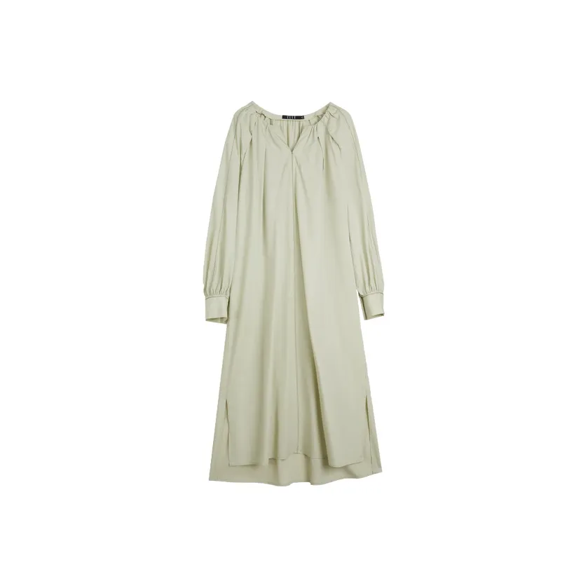 ELLE Long Sleeved Dress Women's Light Green
