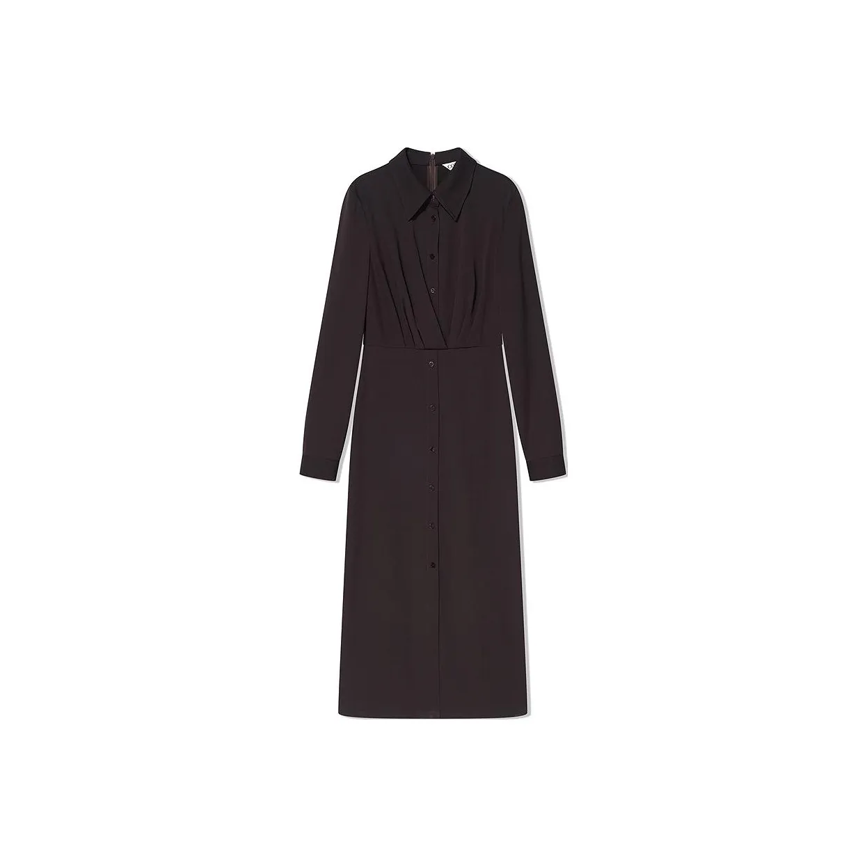 COVERINS Long Sleeved Dresses Women's Dark Coffee