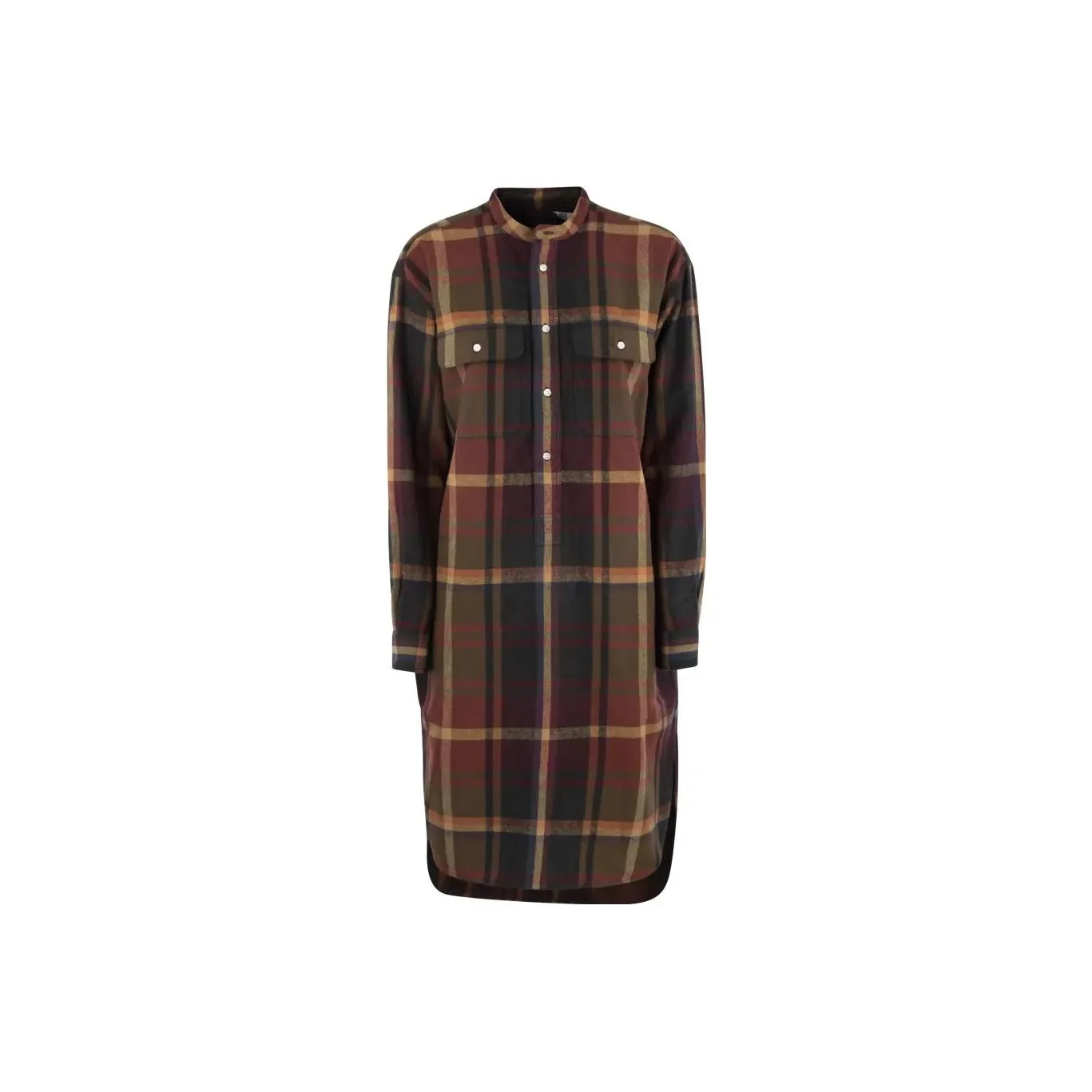Polo Ralph Lauren Checked Long Sleeved Shirt Dress