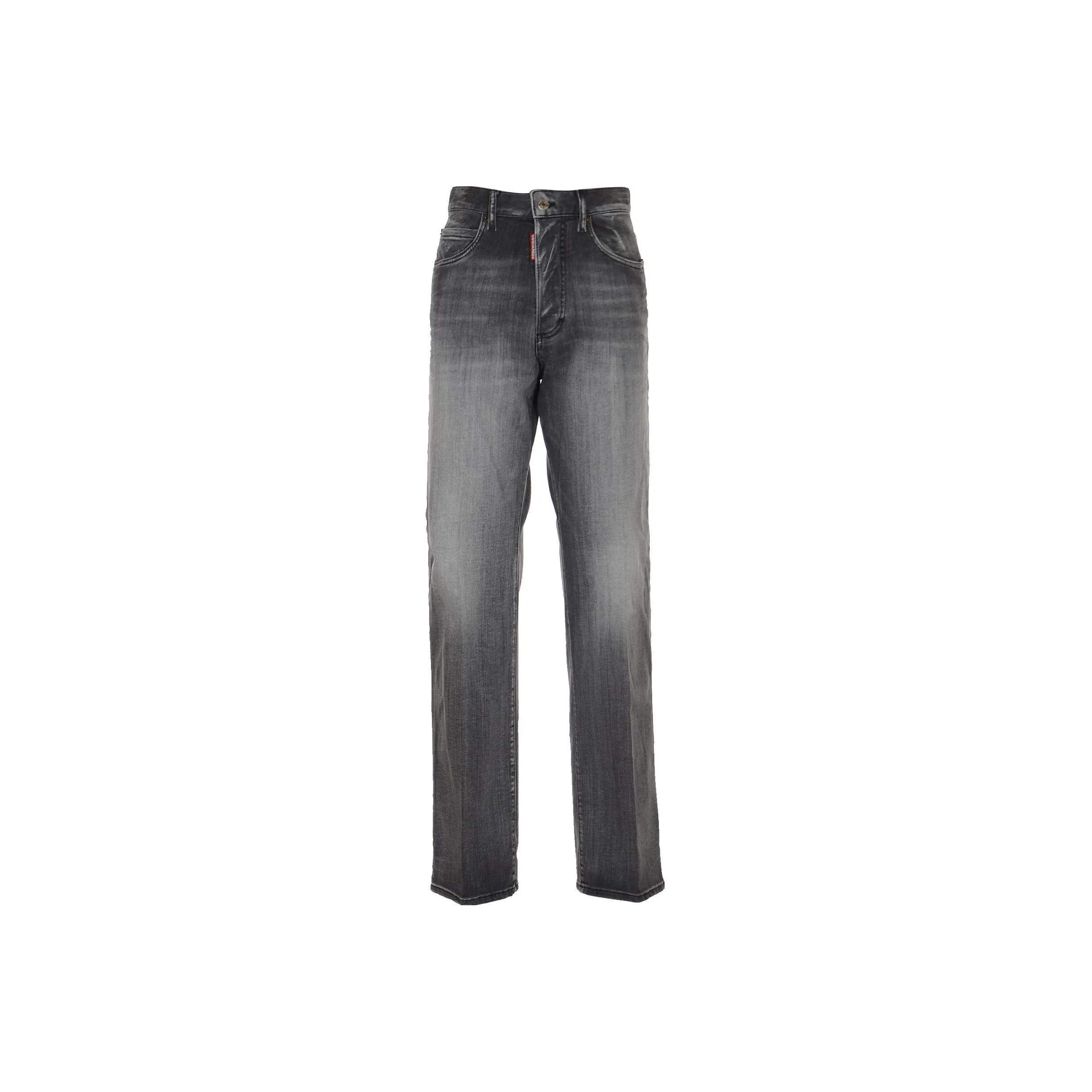 DSQUARED 2 Faded Effect Straight Leg Jeans