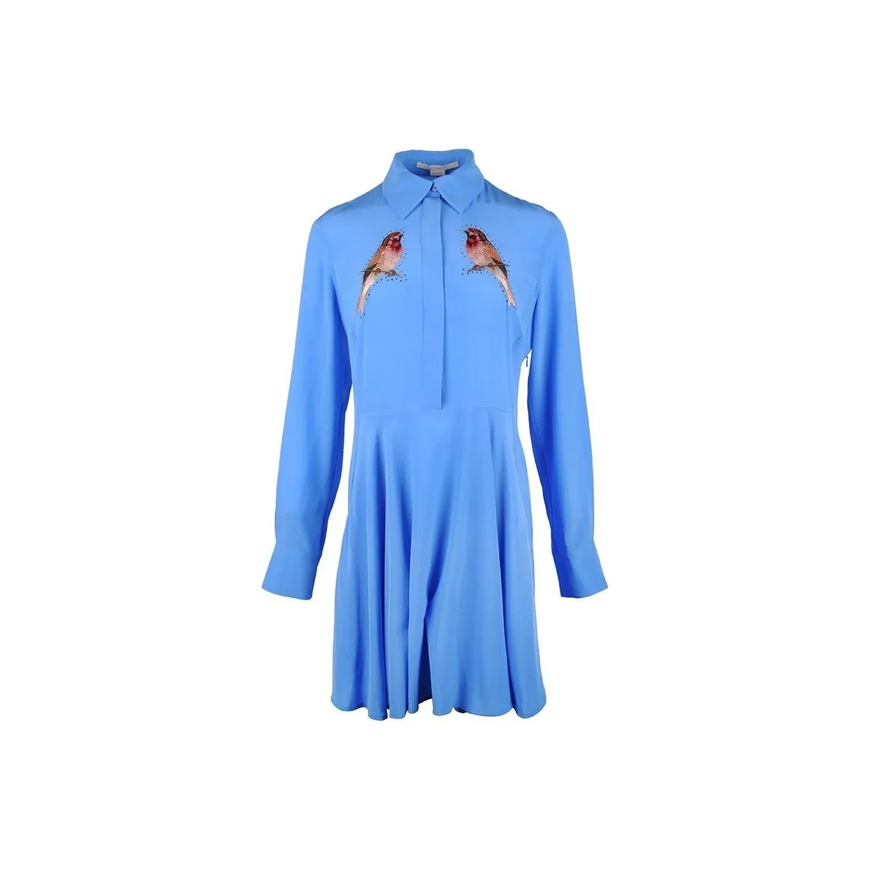 Stella McCartney Long Sleeved Dresses Women's Blue