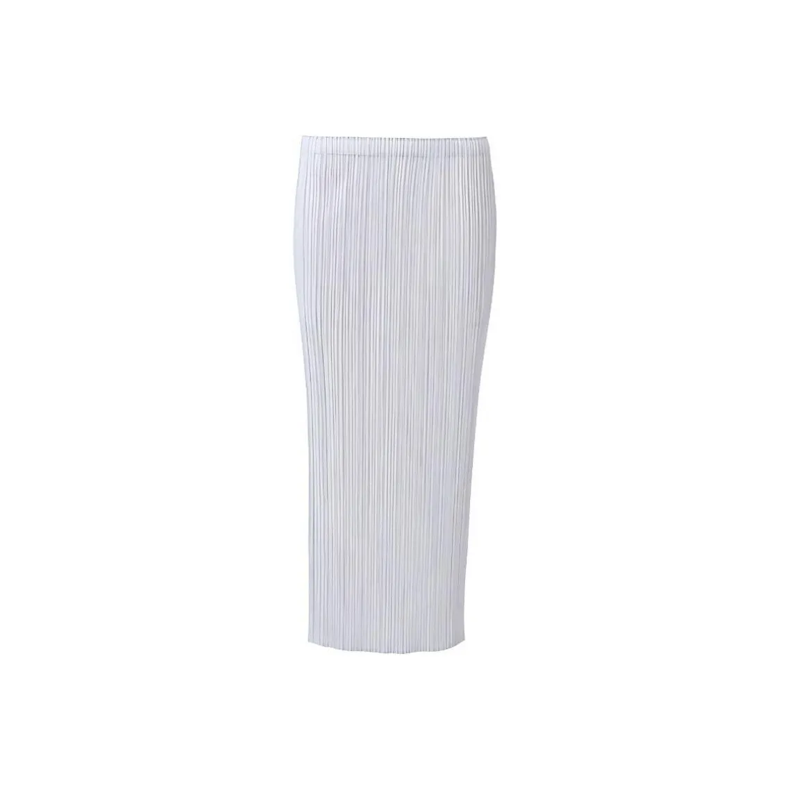 PLEATS PLEASE ISSEY MIYAKE SS22 Casual Long Skirts Women's Light Gray