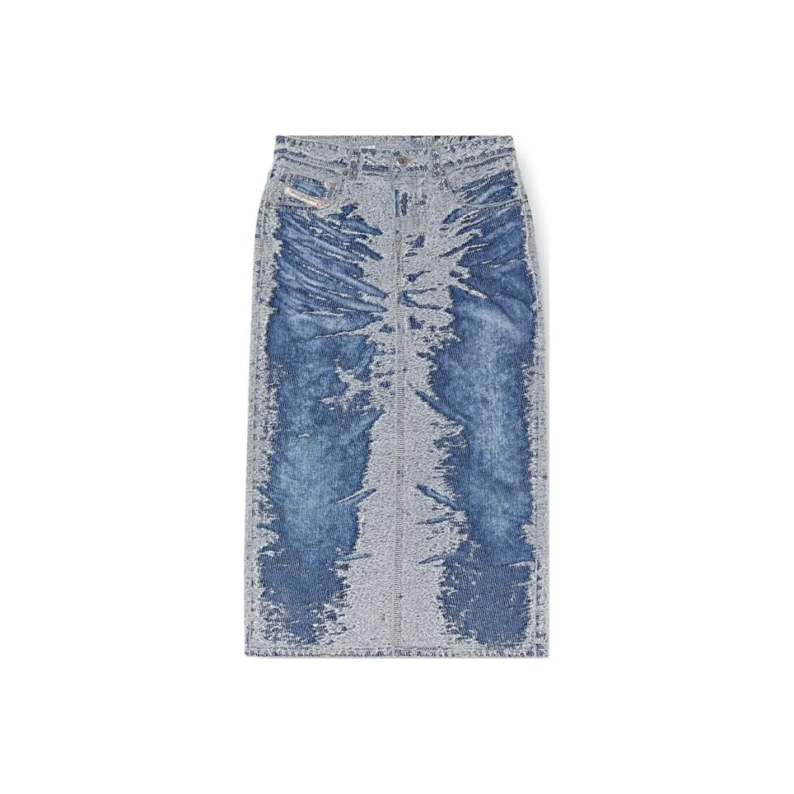 DIESEL De Skye S Distressed Midi Skirt