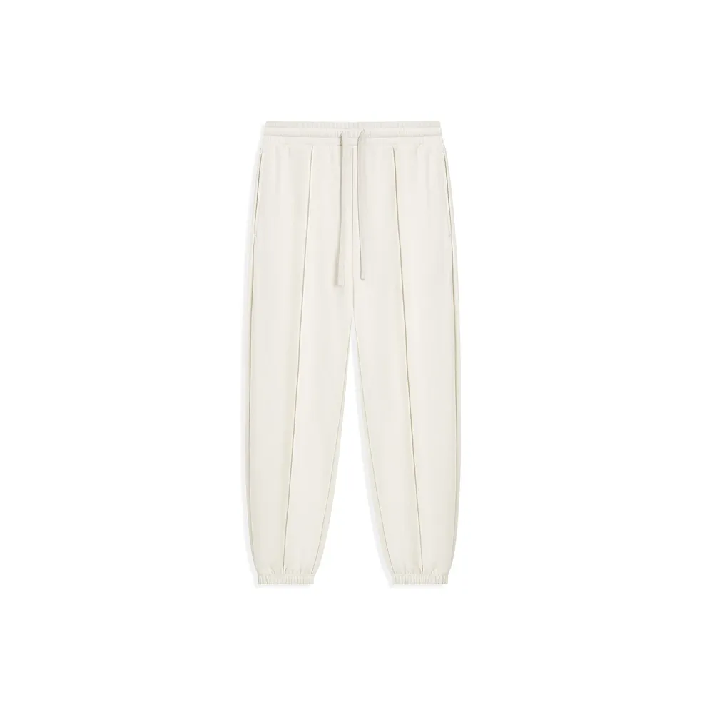 XTEP Knitted Sports Pants Fall Edition Women's Cotton White