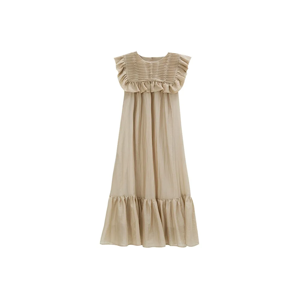 THE SEA LIFE Sleeveless Dress Women's Tea Brown