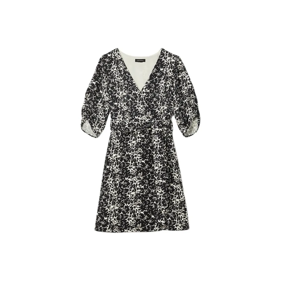 CLUB MONACO Short-Sleeved Dresses Women's Black And White Print
