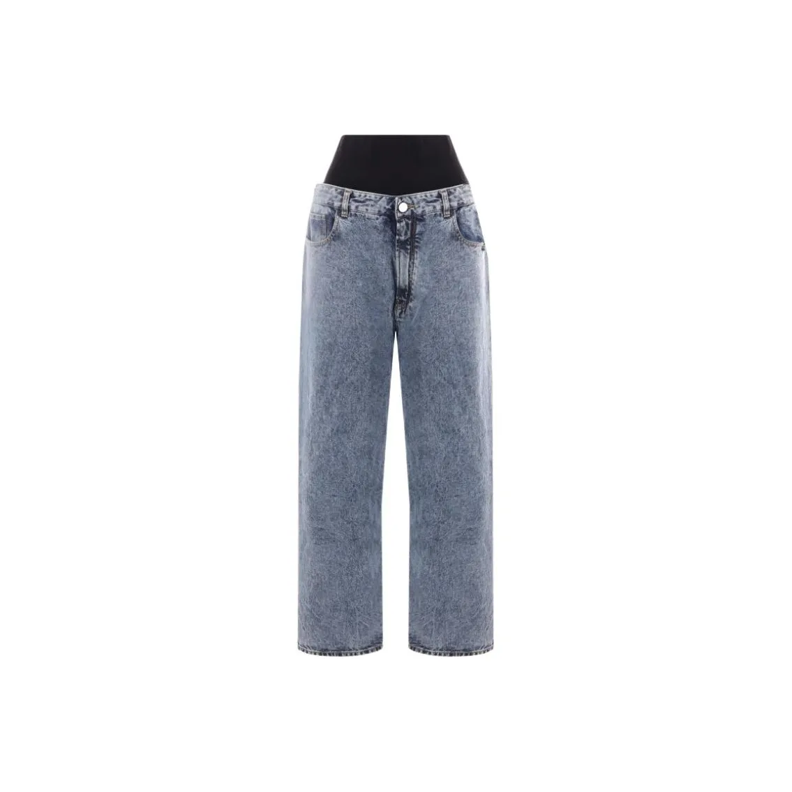 Alaïa Knit Band Denim Jeans