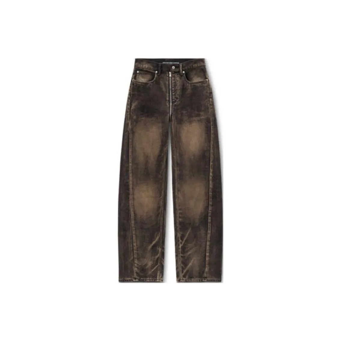 Alexander Wang Logo Embossed Balloon Jeans