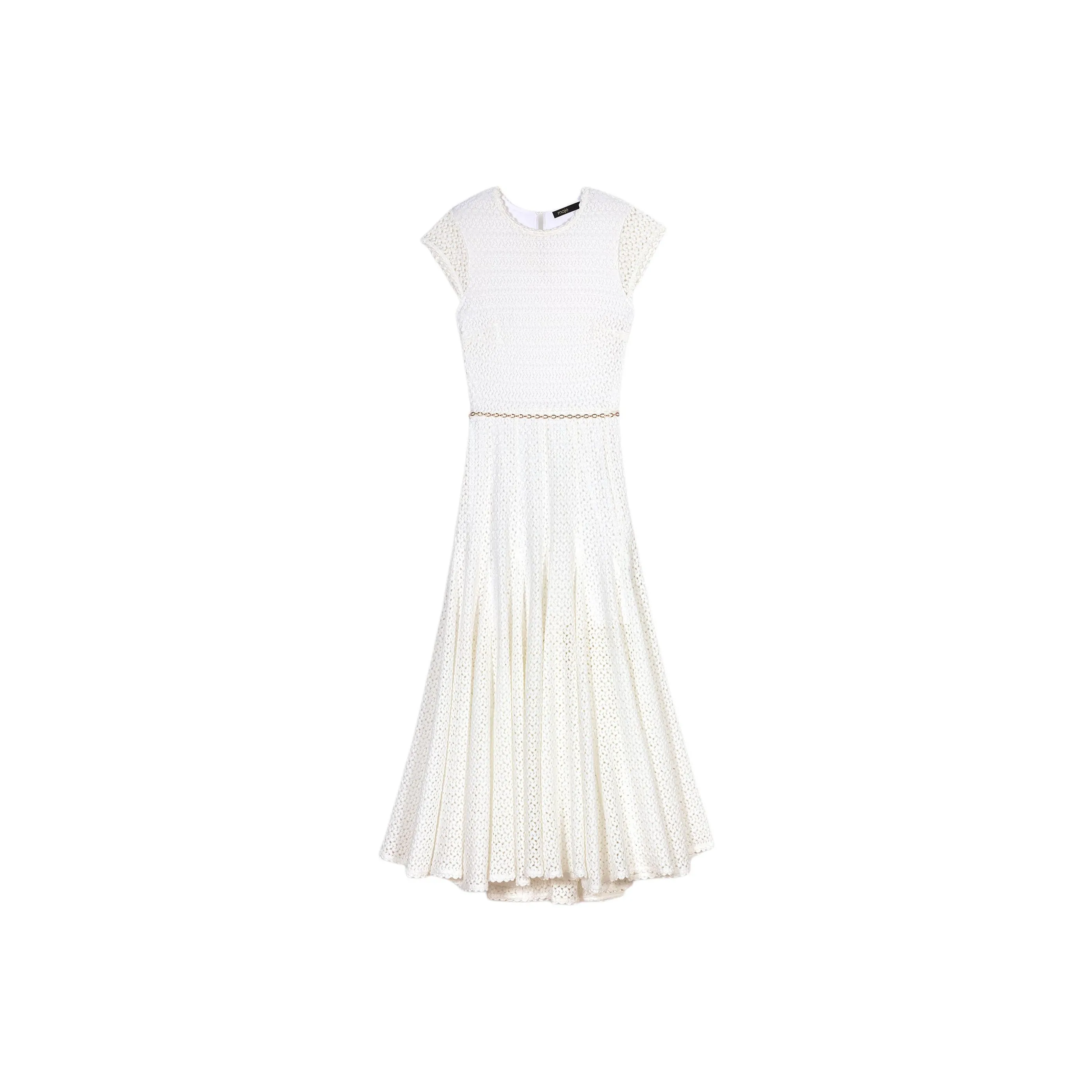 Maje Crochet knit Maxi Dress
