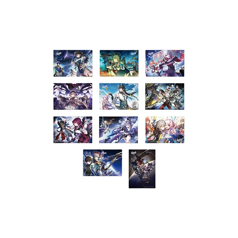 MIHOYO Honkai Дань Хэн Drinking Луна Honkai Star Rail Star Travel Collection Set Открытки аниме-тематики